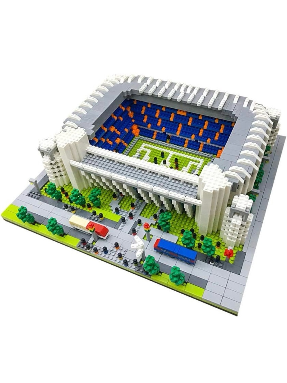 White Stadium Building Block Model Kit - Home Games